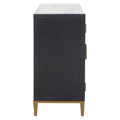 Midas Black and Brass Sideboard - Image 4