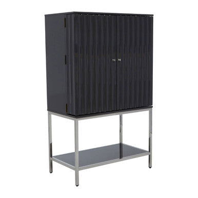 Genoa Grey Hi Gloss Cabinet