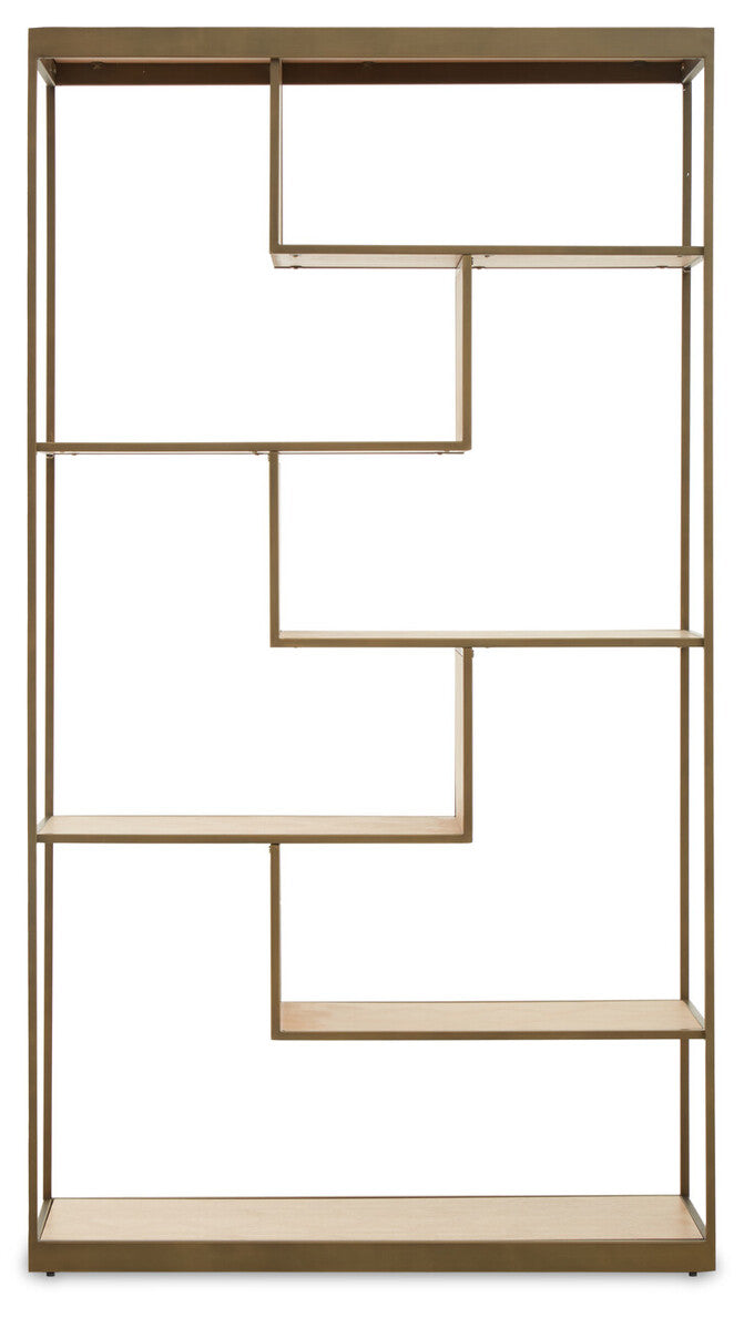 Grenoble Brushed Brass Multi Tier Shelving Unit - Image 2