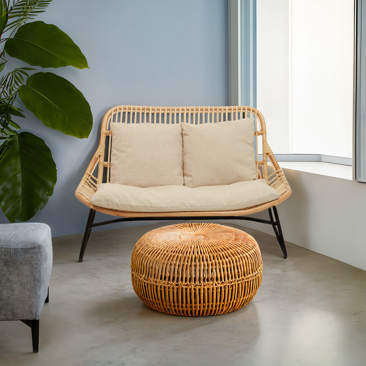 Manado Relax Natural Rattan Sofa - Image 1