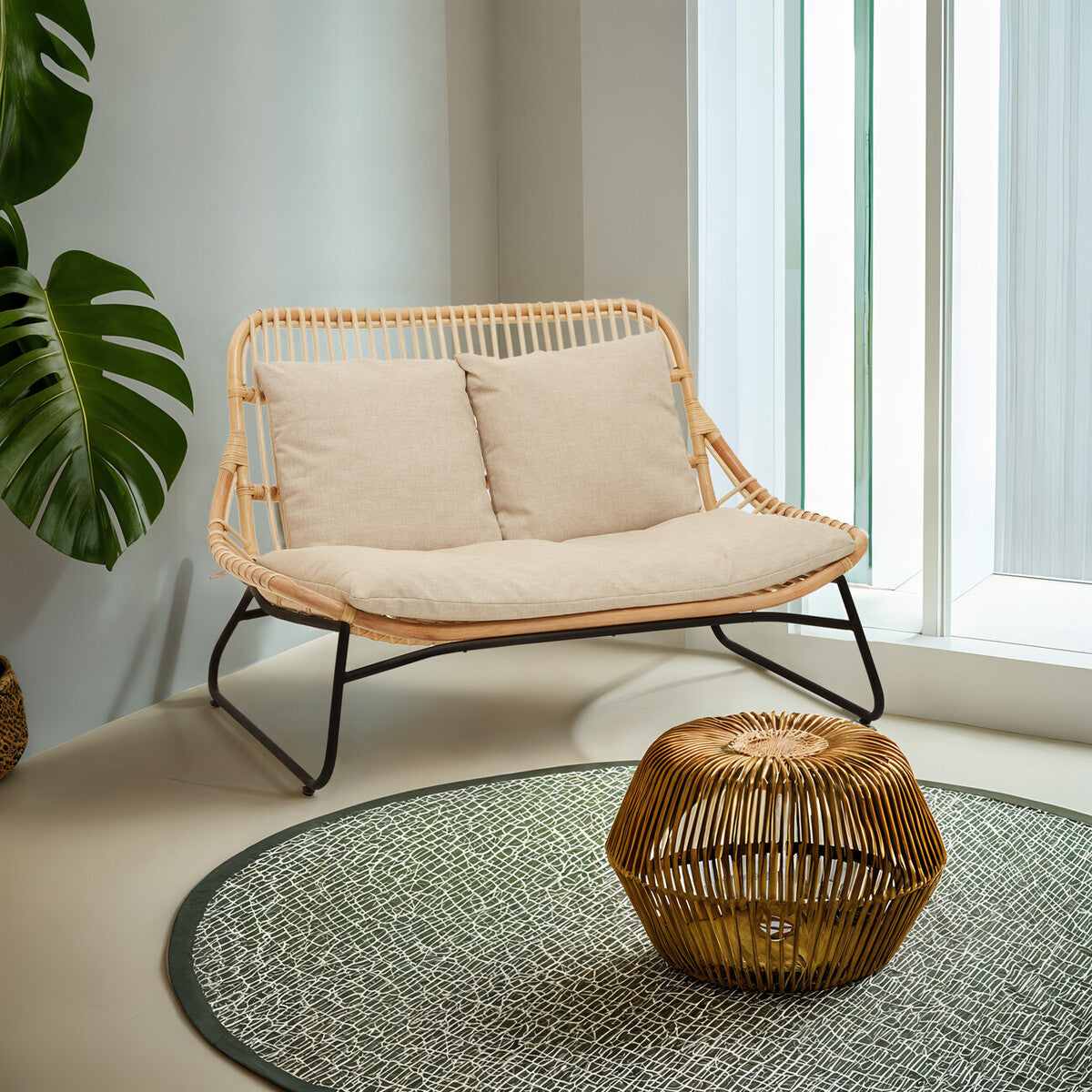Manado Relax Natural Rattan Sofa - Image 7