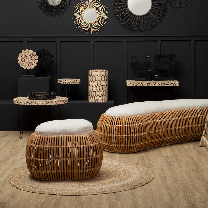 Manado Natural Rattan Bench