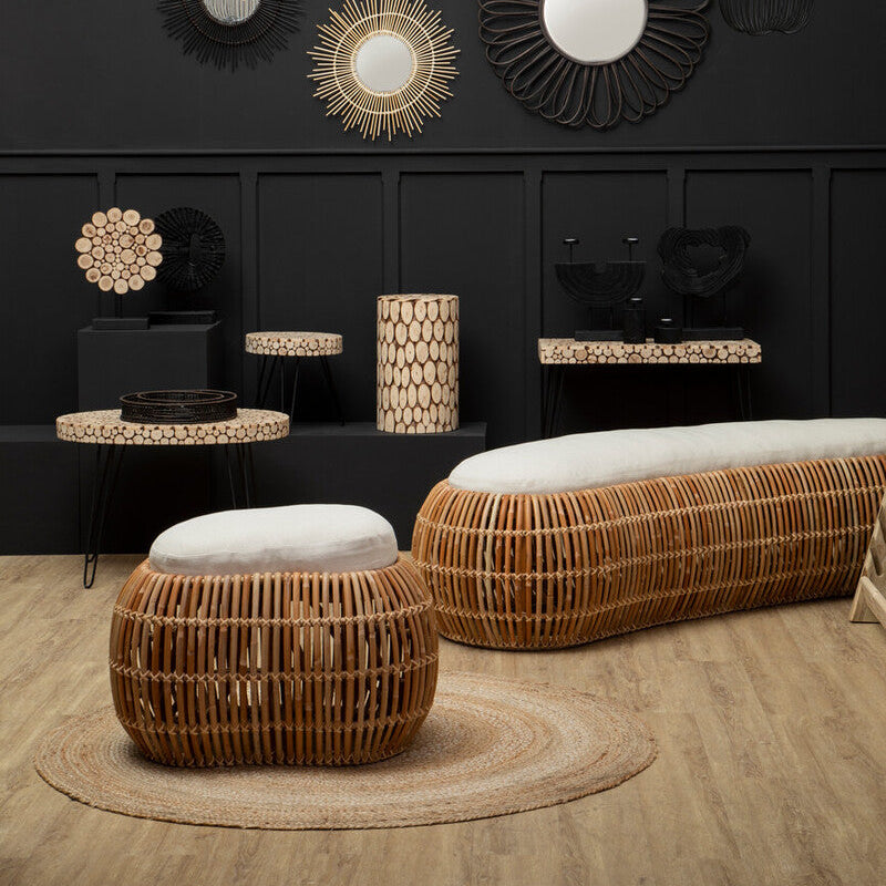 Manado Natural Rattan Bean Bench - Image 5