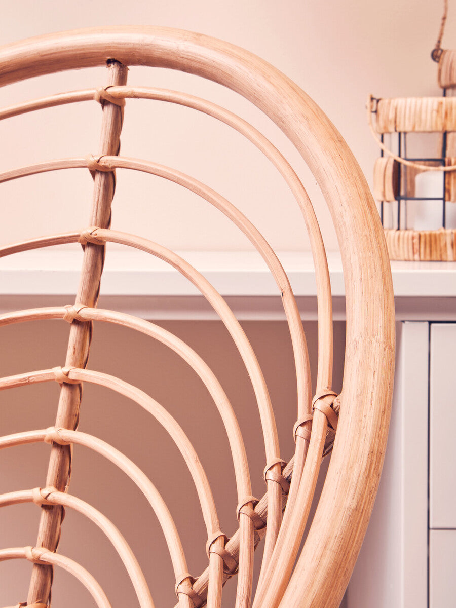 Java Natural Rattan Round Chair
