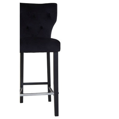 Decatour Black Bar Stool - Image 6