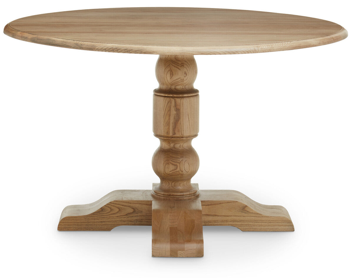 Parkside Oak Wood Round Dining Table - Image 2