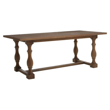 Parkside Oak Wood Rectangular Dining Table