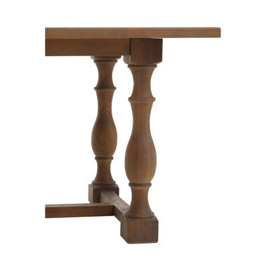 Parkside Oak Wood Rectangular Dining Table - Image 6