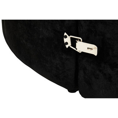 Black Velvet Modular Round Sofa, Hartford