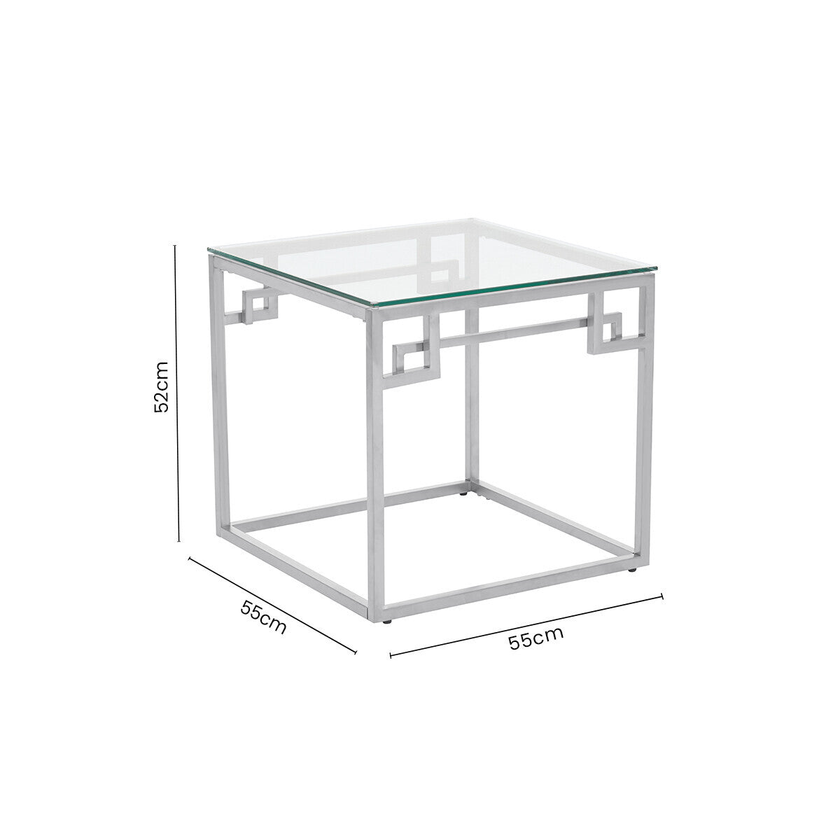 Allure Silver Side Table