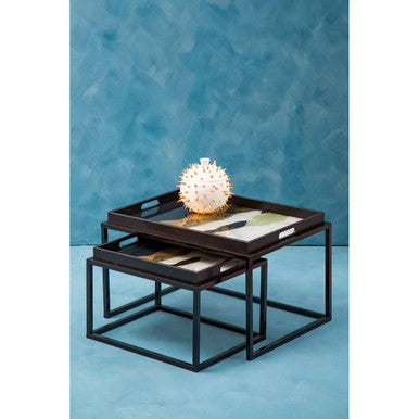 Celina Set Of 2 Assorted Colour Nesting Tables