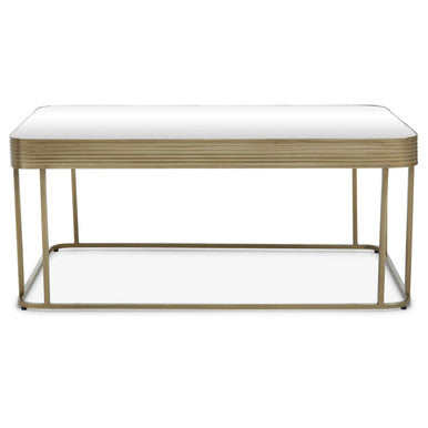 Ella Gold Coffee Table with Mirror Top - Image 2