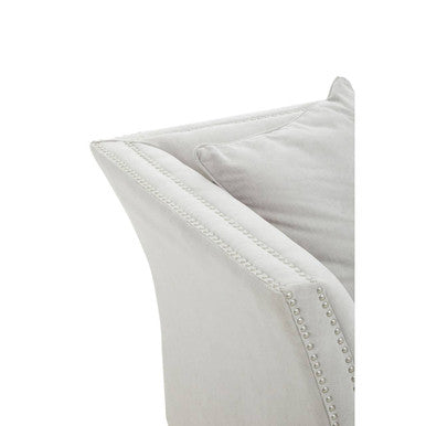 2 Seater Grey Fabric Sofa, Sutton - Image 7