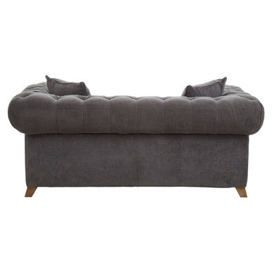 2 Seater Grey Fabric Sofa, Spencer - Image 5