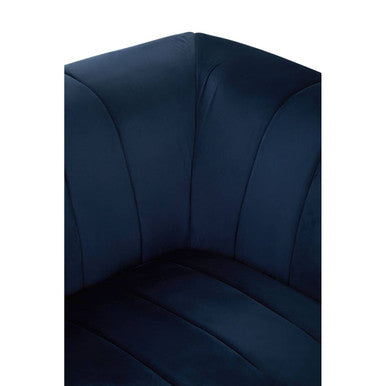 3 Seater Midnight Velvet Sofa, Siena - Image 12