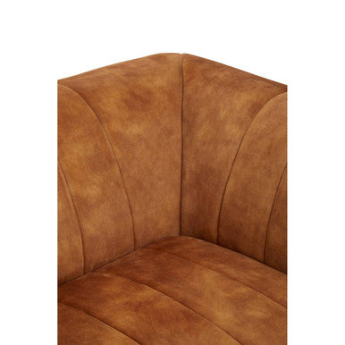 2 Seater Gold Velvet Sofa, Siena - Image 10