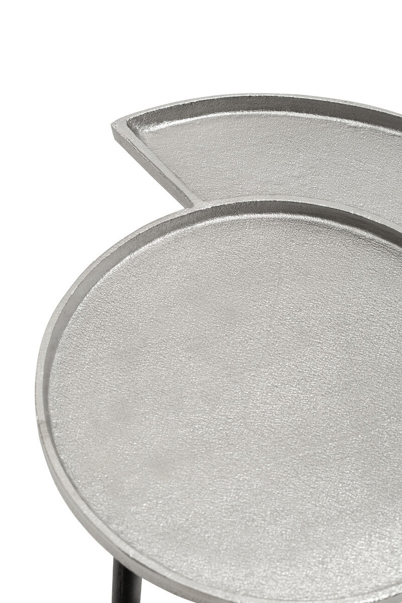 Simbolo Silver Top Side Table