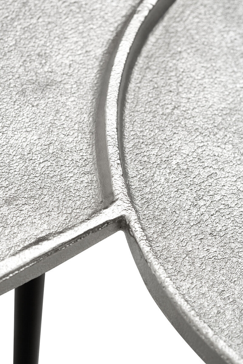 Simbolo Silver Top Side Table