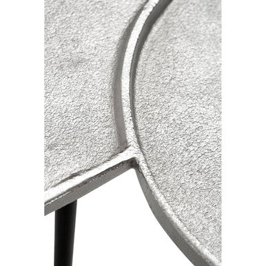 Simbolo Silver Top Side Table