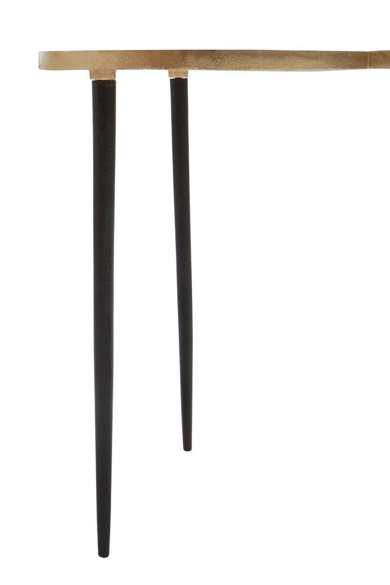 Simbolo Gold Top Side Table