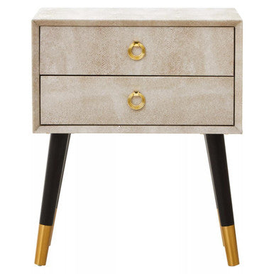 Cadio 2 Drawer Bedside Table - Image 1