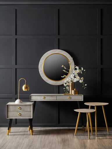 Cadio Set Of Two Shagreen Tables