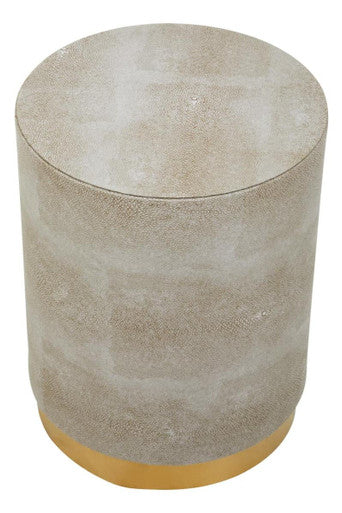 Cadio Shagreen Round Stool - Image 3