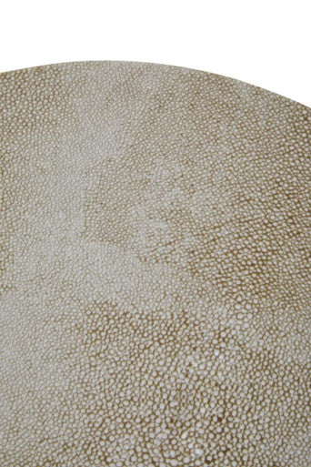 Cadio Shagreen Round Stool