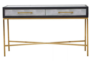 Cadiz Grey Shagreen Console Table - Image 2