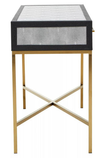 Cadiz Grey Shagreen Console Table