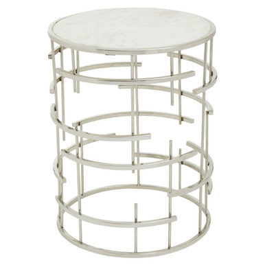 Jaipur Marble Top Side Table - Image 2