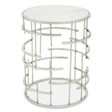 Jaipur Marble Top Side Table - Image 1