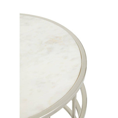 Jaipur Marble Top Side Table - Image 3