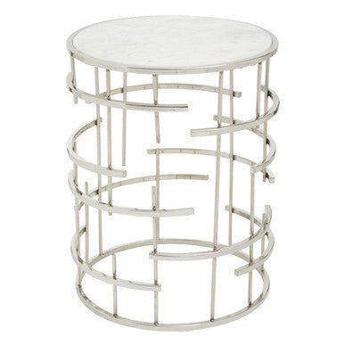 Jaipur Marble Top Side Table - Image 6