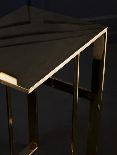 Oria Gold Side Table