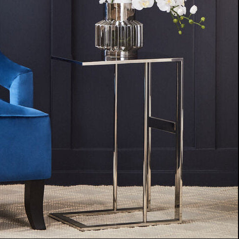 Oria Silver Side Table - Image 1