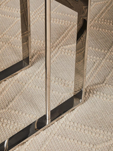 Oria Silver Side Table
