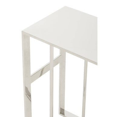 Oria Silver Side Table