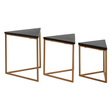 Varana Nest Of Three Triangular Tables - Image 6