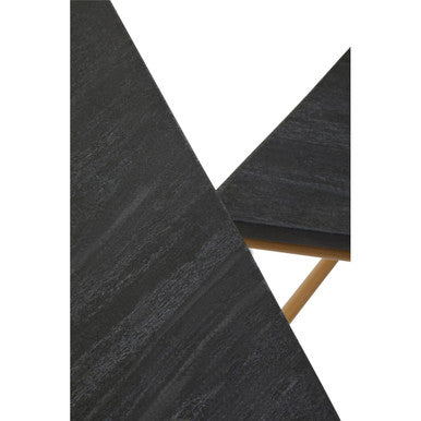 Varana Nest Of Three Triangular Tables