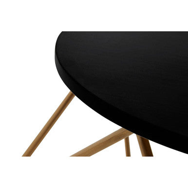 Varana Round Marble Top Coffee Table With Gold Finish Frame