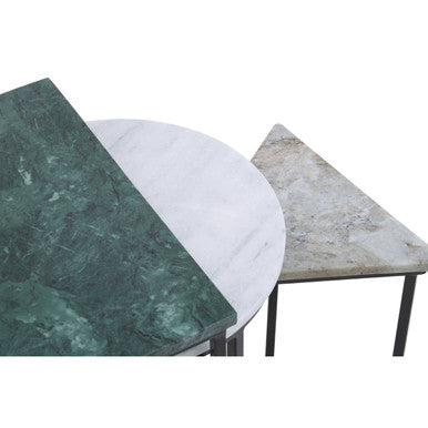 Mandoli Nest Of 3 Assorted Marble Tables - Image 12