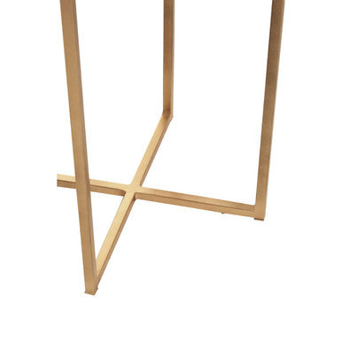 Mandoli Natural Marble Side Table