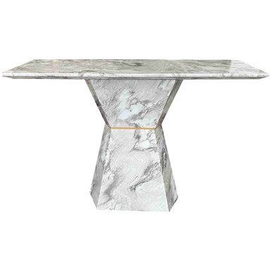 Spezia Grey Marble Console Table - Image 1