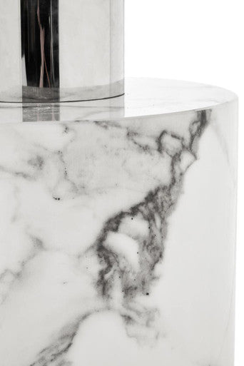 Sesto White Marble Console Table - Image 6