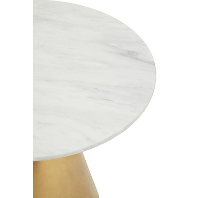 Azalea White Marble Top Dining Table - Image 9
