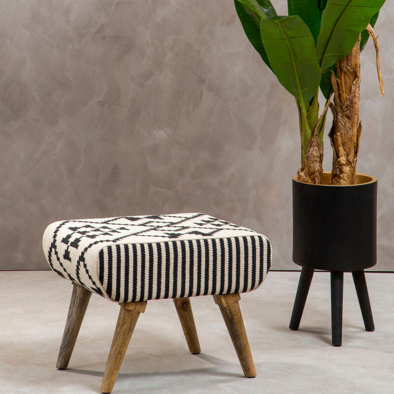 Cefena Berber Style Footstool - Image 1