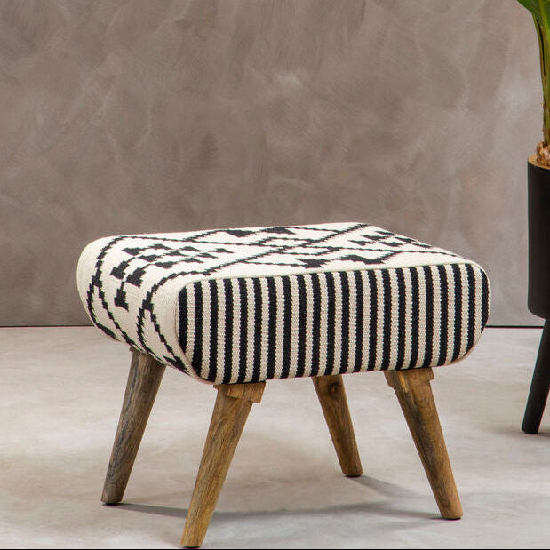 Cefena Berber Style Footstool - Image 1