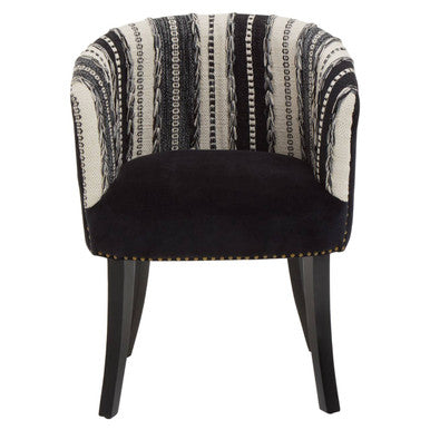 Cefena Black and White Chair - Image 2