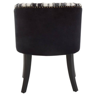 Cefena Black and White Chair - Image 4